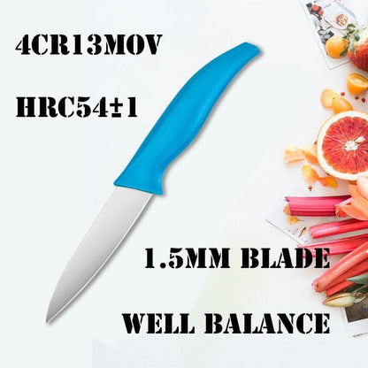 4-tlg. Küchenmesser Set | Obst, Gemüse & Schälmesser | Multicolor