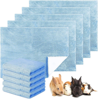 Panelee 10 Stück wasserdichte Meerschweinchen Decken Blau 18 x 24 Zoll