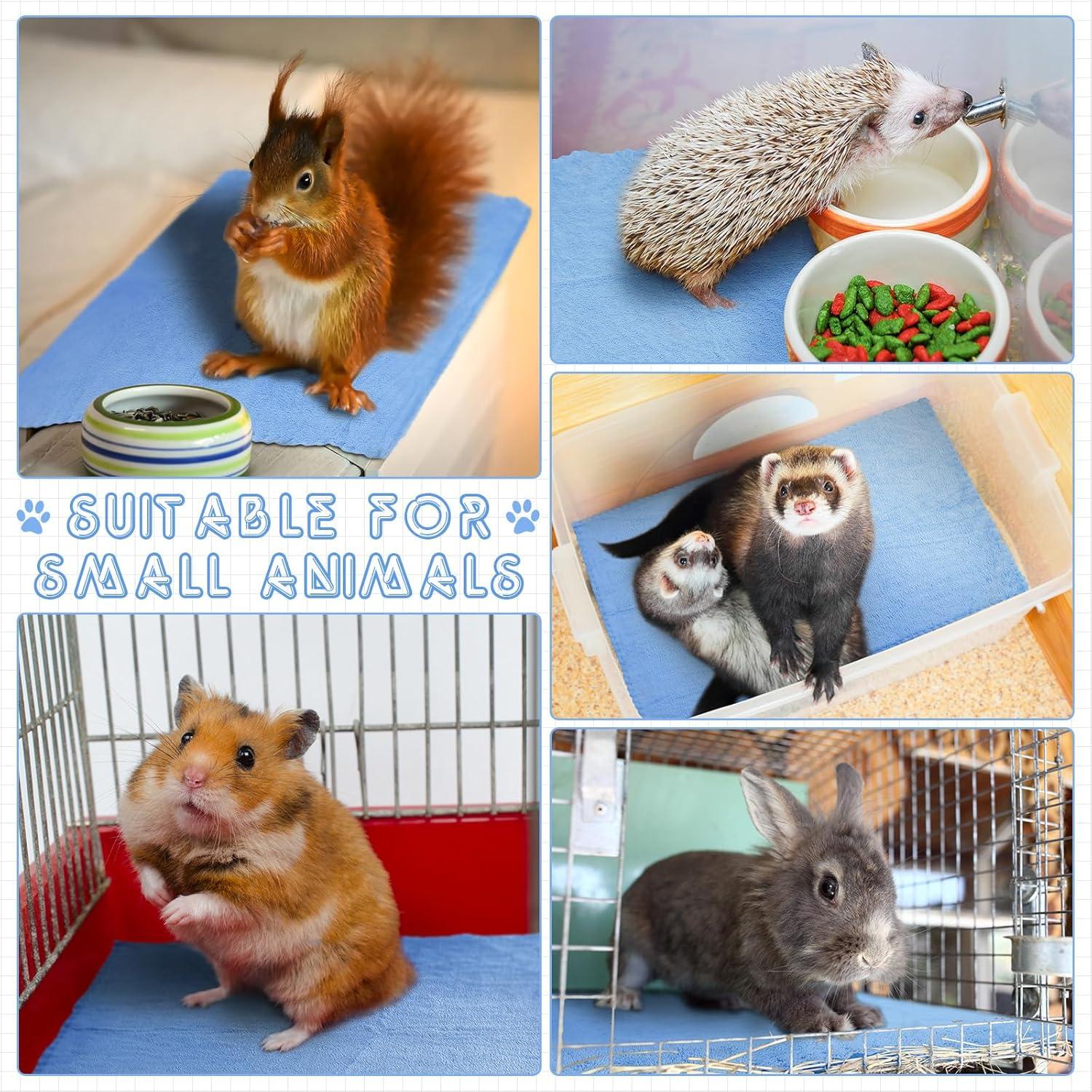 10er Set Wasserdichtes Meerschweinchen Decken Blau 18x24 Zoll - Käfig Einlagen