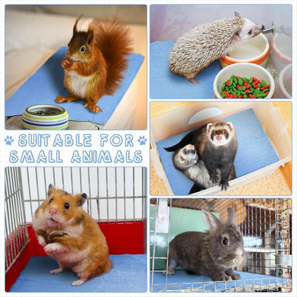 10er Set Wasserdichtes Meerschweinchen Decken Blau 18x24 Zoll - Käfig Einlagen