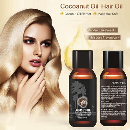 Kokos Haaröl 30ml Feuchtigkeit Glanz