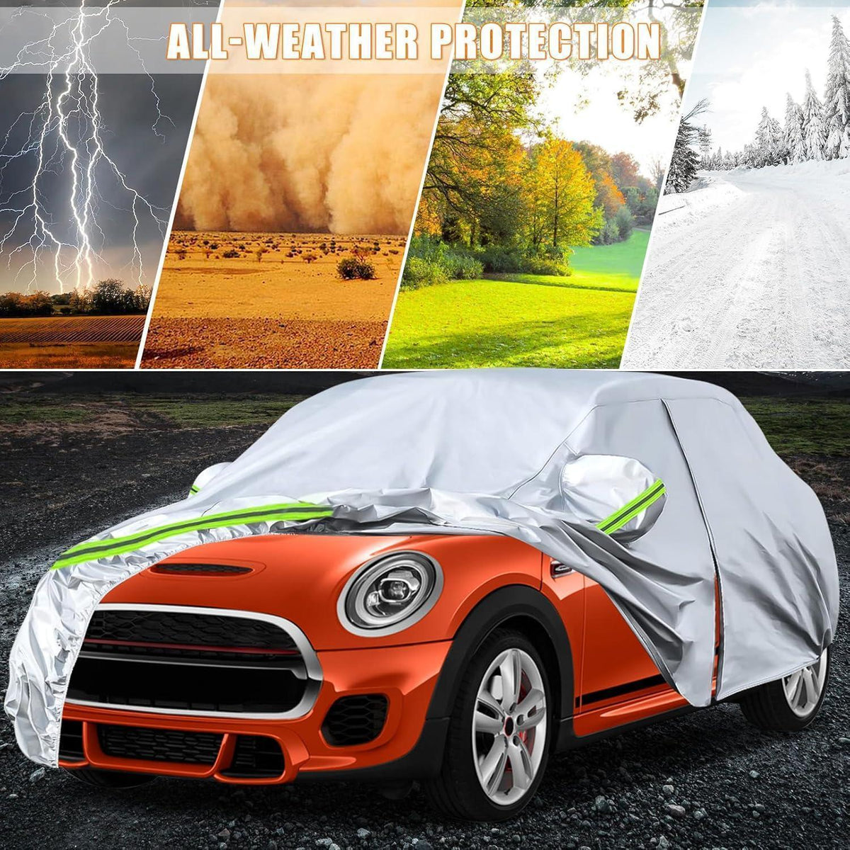 Autoabdeckung Vollgarage für Mini Cooper 3 Türen 2000-2024