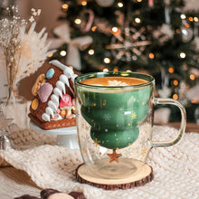 Süße Weihnachtstasse Joymaking Doppelwandige Kaffeegläser