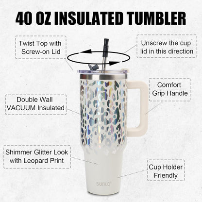 40oz Doppelwandiger Vakuum-Isolierter Tumbler mit