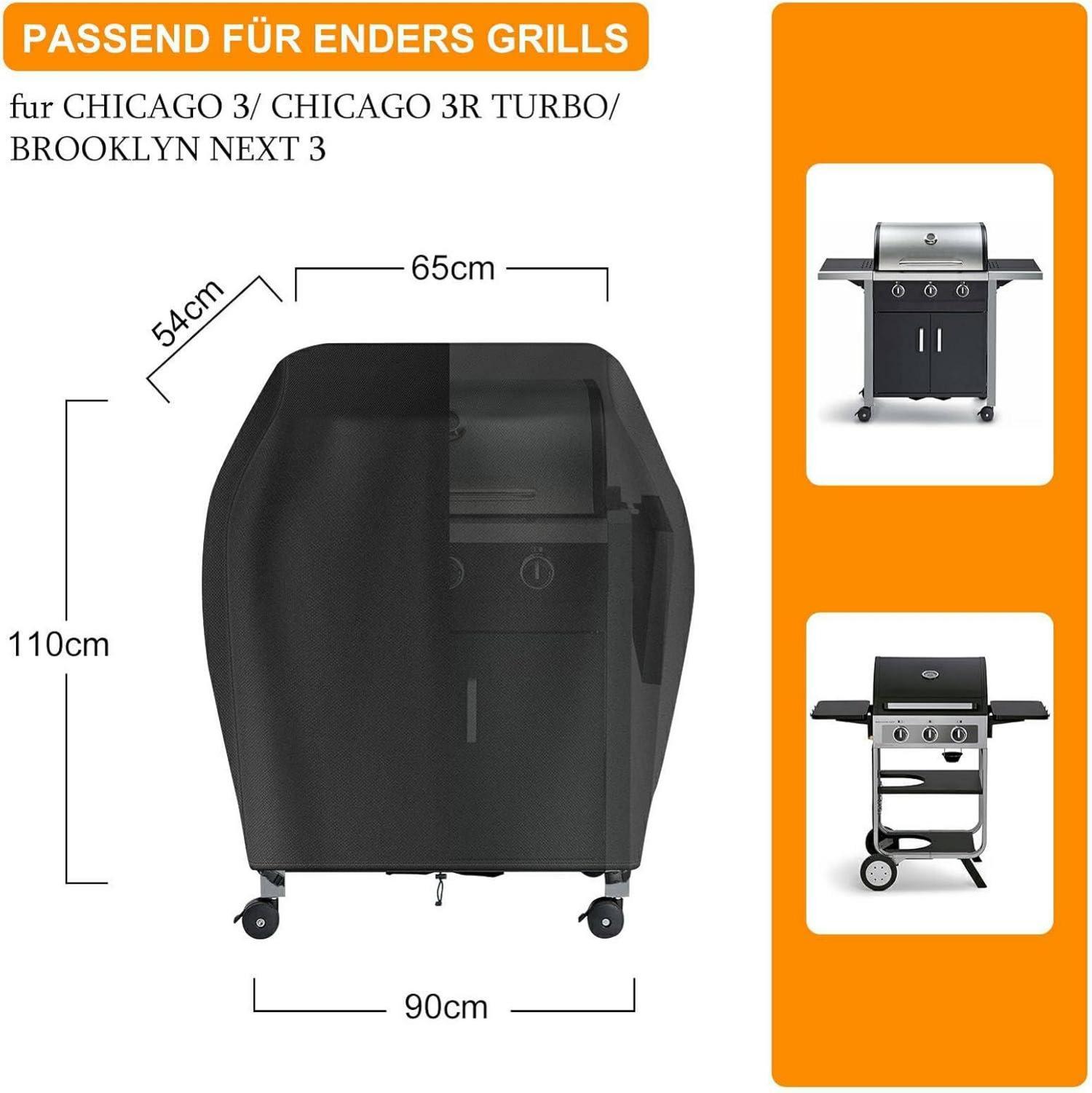 Raweao Gasgrill Abdeckhaube für Enders Chicago 3 3R Turbo