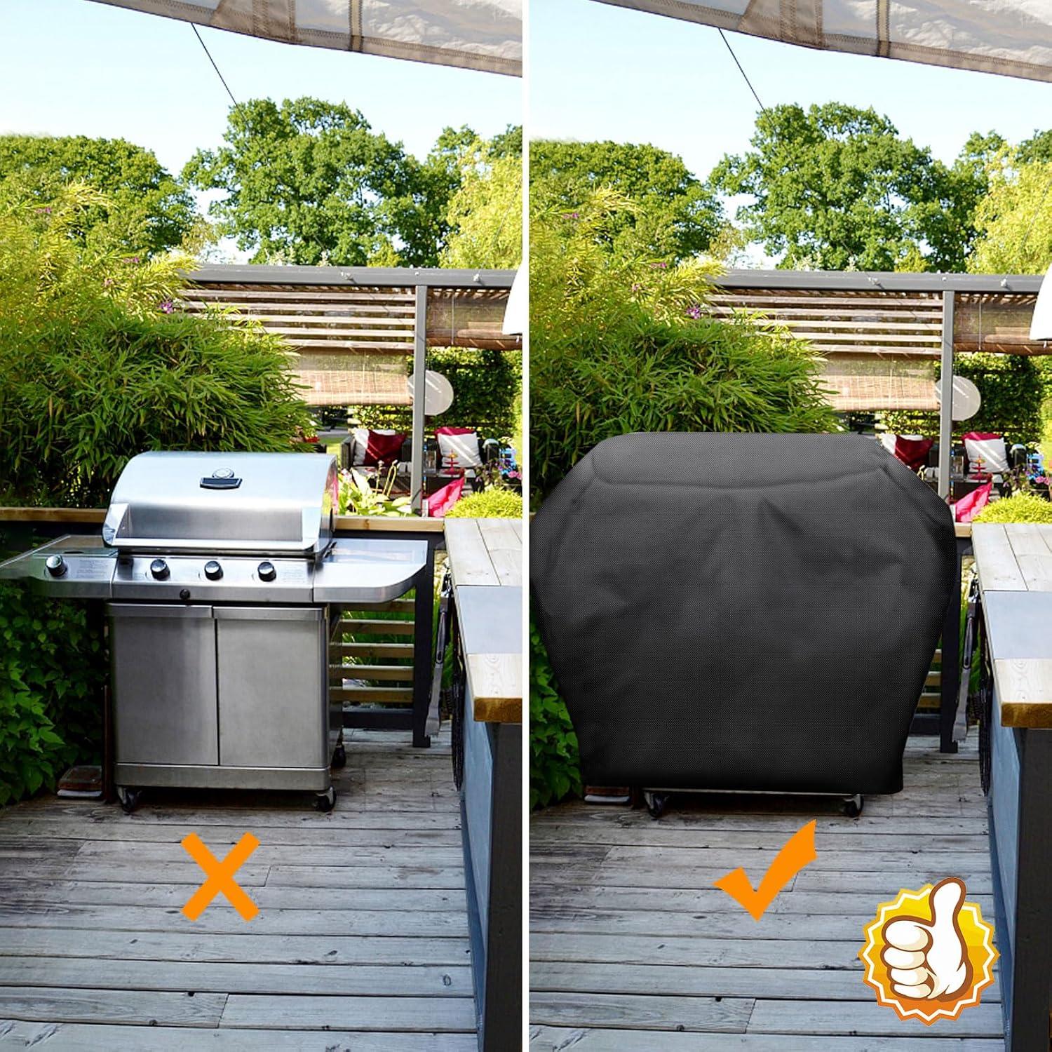 Gasgrill Abdeckhaube Wasserdicht Wetterfest 500D Oxford