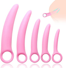 Silikon Dilator Set Vaginal Anal Trainer Butt Plug MassageANTLRILIMAGO