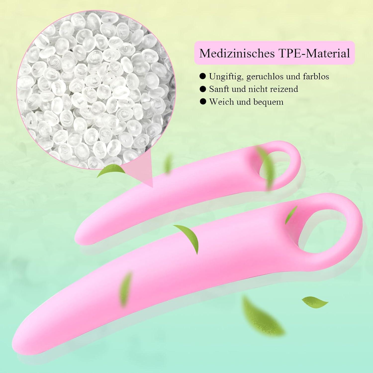 Silikon Dilator Set Anal Vagina Trainer Buttplug Massage 5er Set