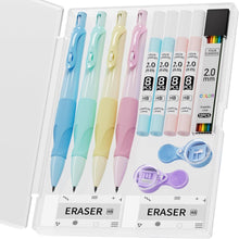 Ergonomisches Druckbleistift-Set für Kinder mit 44 HB-Bleistiftminen