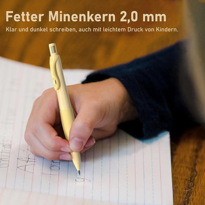 Ergonomisches Druckbleistift-Set Kinder 4 niedliche Druckbleistifte