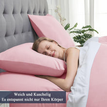 Rosa Mikrofaser Kissenbezug 80x80 cm 2er Set Pillowcase