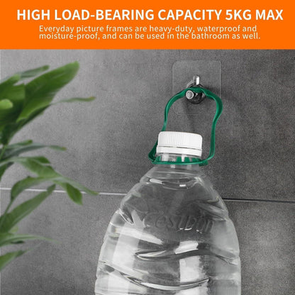 20 Stück Selbstklebende Transparente Bilderhaken - Ohne