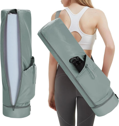 Yogatasche Damen mit Nassfach und Flaschentasche Reißverschluss Gym
