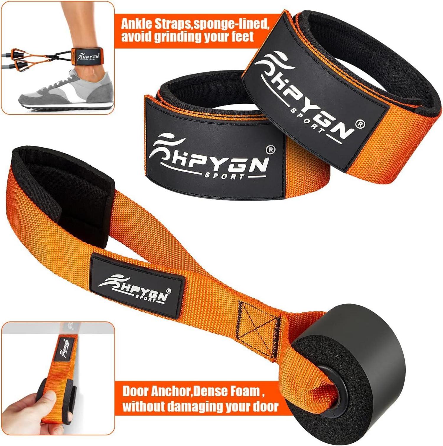 HTD Resistance Bands Set Indoor Outdoor Home Gym Training 300lbs