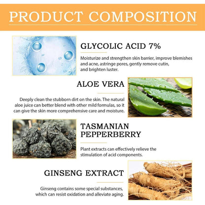 Glycolic Acid 7% Toner Glykolsäure 100ml