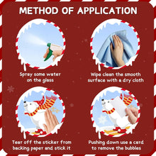 Fensterbilder Weihnachten Selbstklebend Schneeflocken 8 Blätter