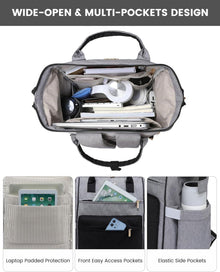 LOVEVOOK Schulrucksack Mädchen Damen Herren 15,6 Zoll Laptop