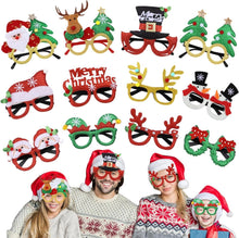 12-teiliges Set Weihnachtsbrillen Partybrillen fotobox Accessoires