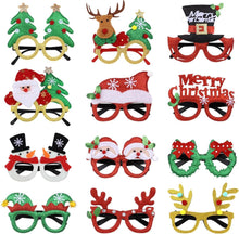 Itoyx Weihnachtsbrillen Set 12 Stück Partybrillen Fotobox