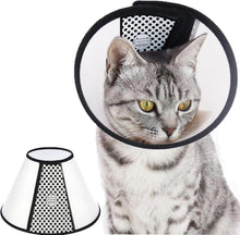 SUQ Haustier Kegel Halskrause Kunststoff Katzen Hunde 26-33cm
