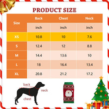 Weihnachtspullover für kleine Hunde mit Schneemann-Motiv