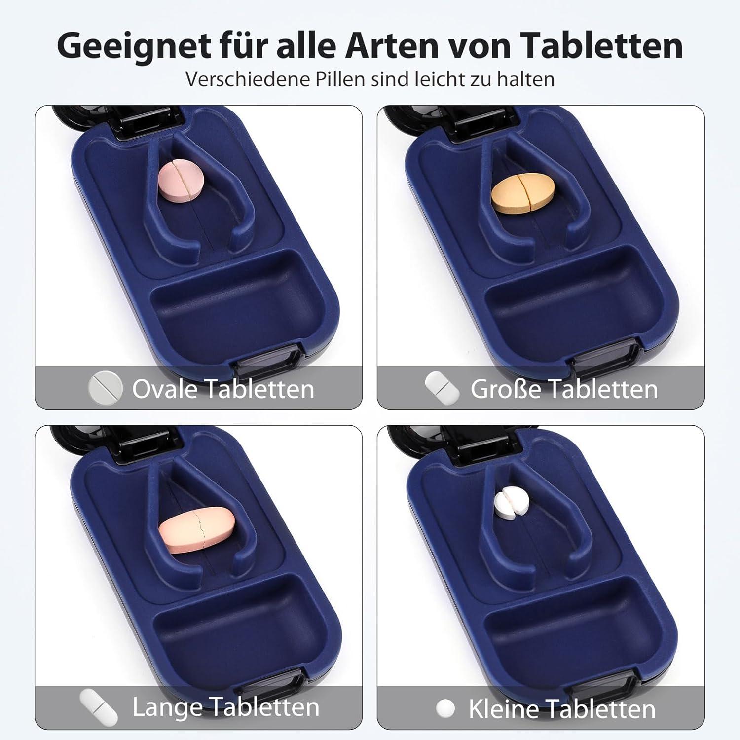 Tablettenteiler für Tabletten und Pillen, Pillenschneider