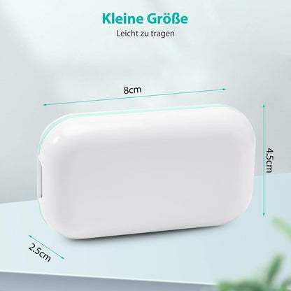 Tablettenteiler für Pillen, Kleine & Große Tabletten, Stauraum, Anti-Rutsch