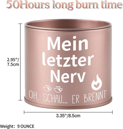 Geschenk Kerze Metall Spruch Frau Freundin Oma Schwester