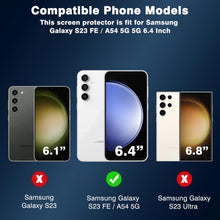 Panzer Schutz Glas Samsung Galaxy S23 FE 2 Stk. 9H Härte