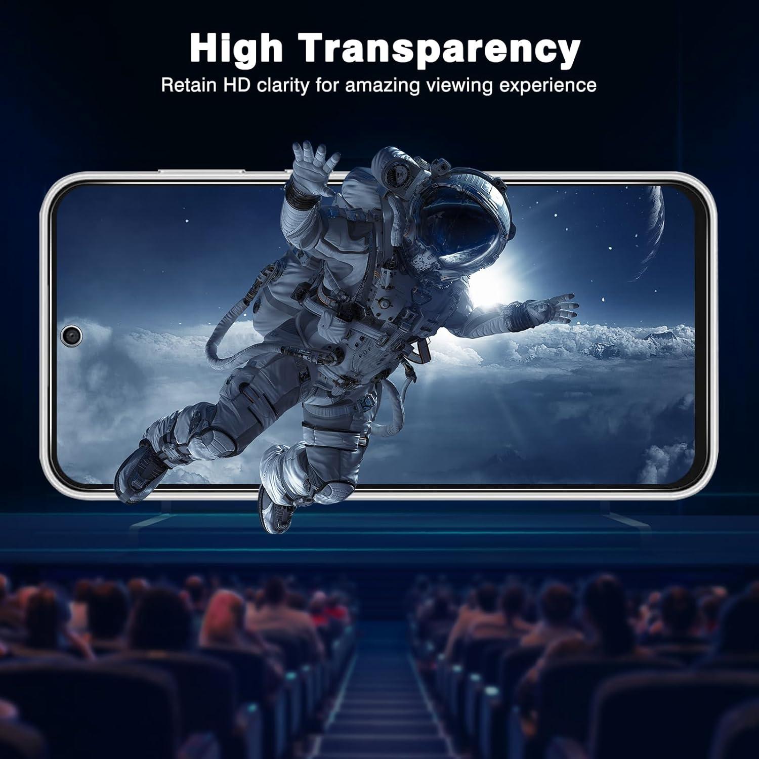 Panzer Schutzglas 2x für Samsung Galaxy S23 FE 9H Displayschutzfolie