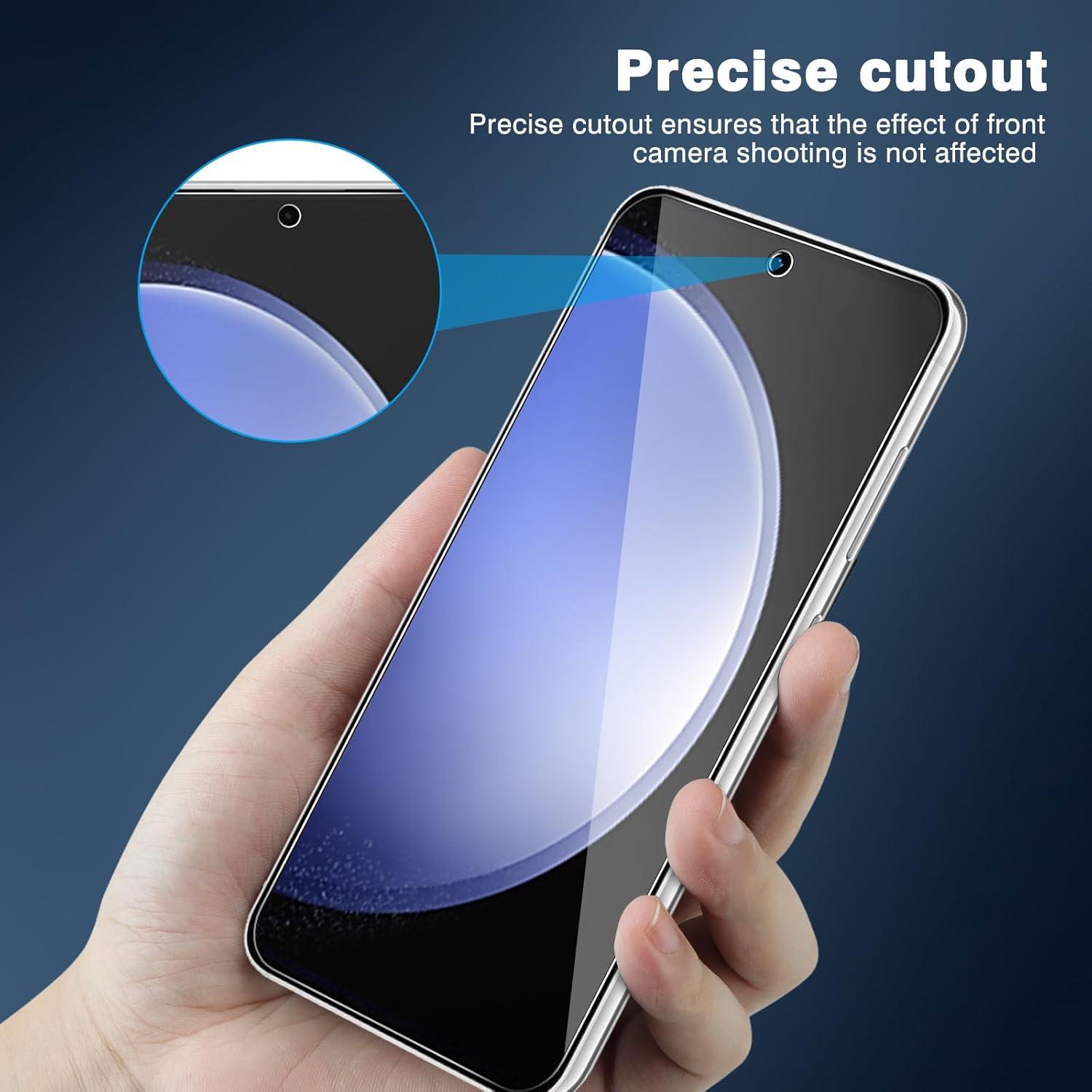 OMOTON Panzer Schutzglas Samsung Galaxy S23 FE 6.4 Zoll