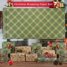 Geschenkpapier Weihnachten Set 15m Nature Kraftpapier Xmas