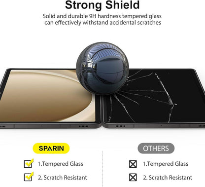 Panzer Schutzglas Folie Samsung Galaxy Tab A9+ Plus 11 Zoll 9H Härte 2er Set