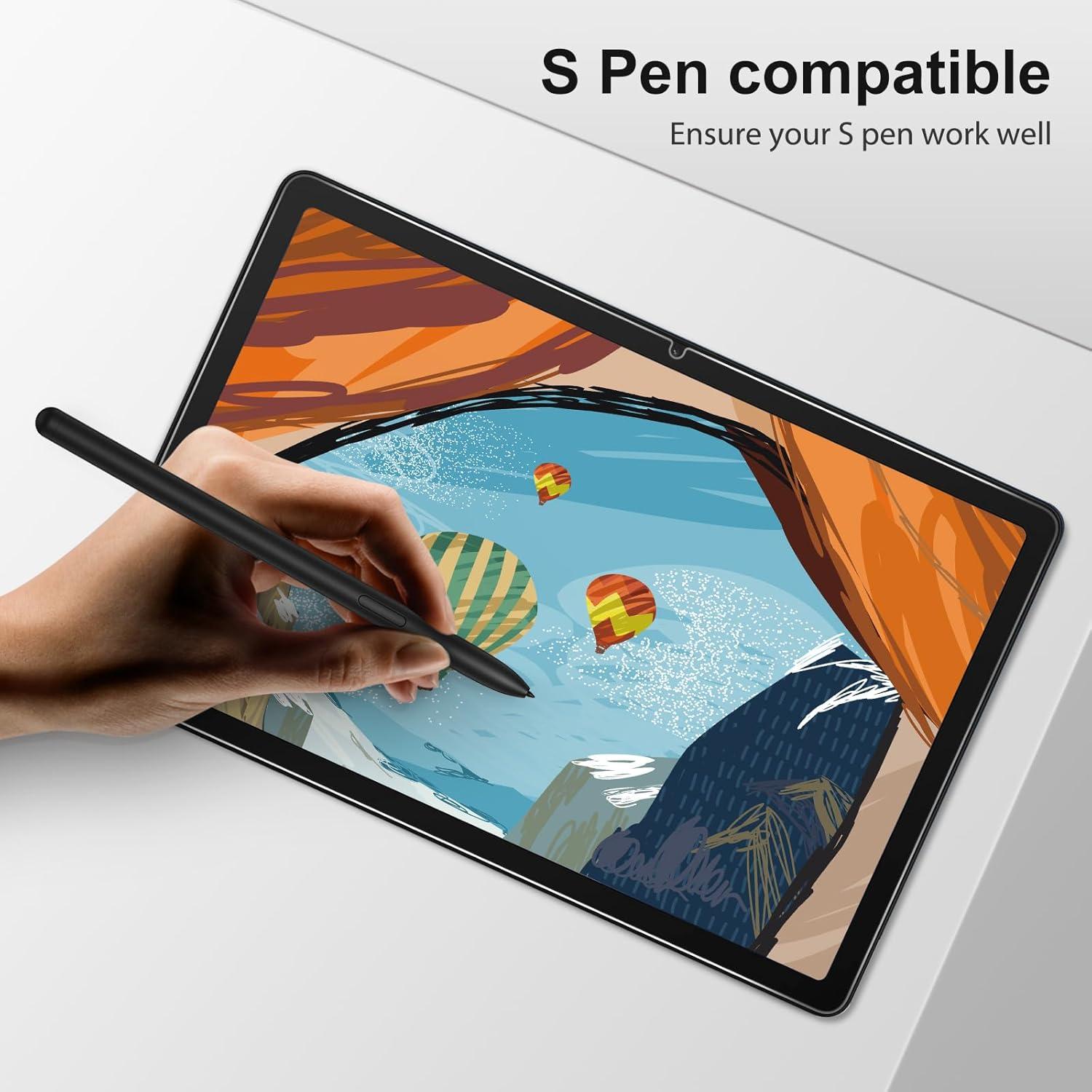 SPARIN Panzer Schutz Glas Folie für Samsung Galaxy Tab A9 Plus, 2 Stück, 9H Schutzglas 11 Zoll