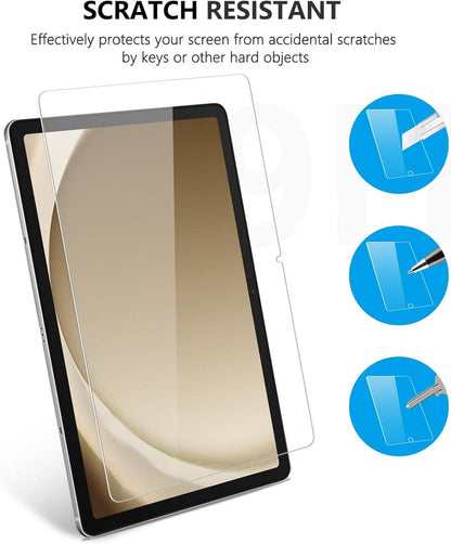 3x Panzer Schutz Glas Samsung Galaxy Tab A9+ 11 Zoll 2023, 9H