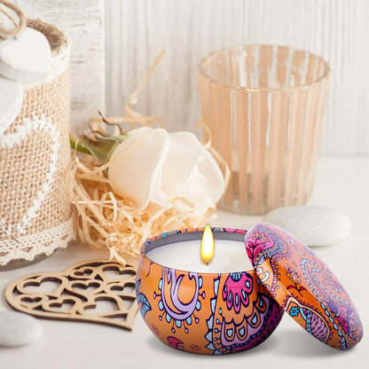 Duftkerzen Geschenkset für Frauen 12 Stück Hochwertiges Sojawachs Aromatherapie Set
