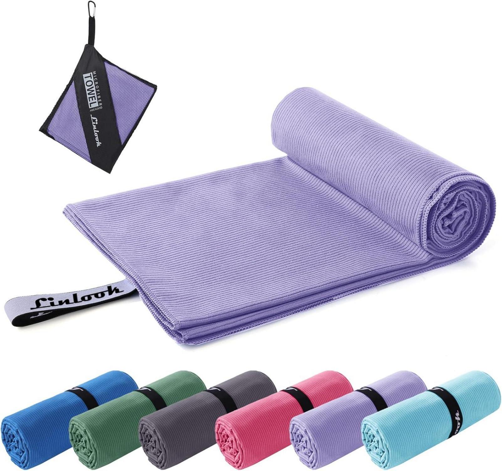Mikrofaser Handtuch Groß 180x80cm Schnelltrocknend Sport Strand Yoga