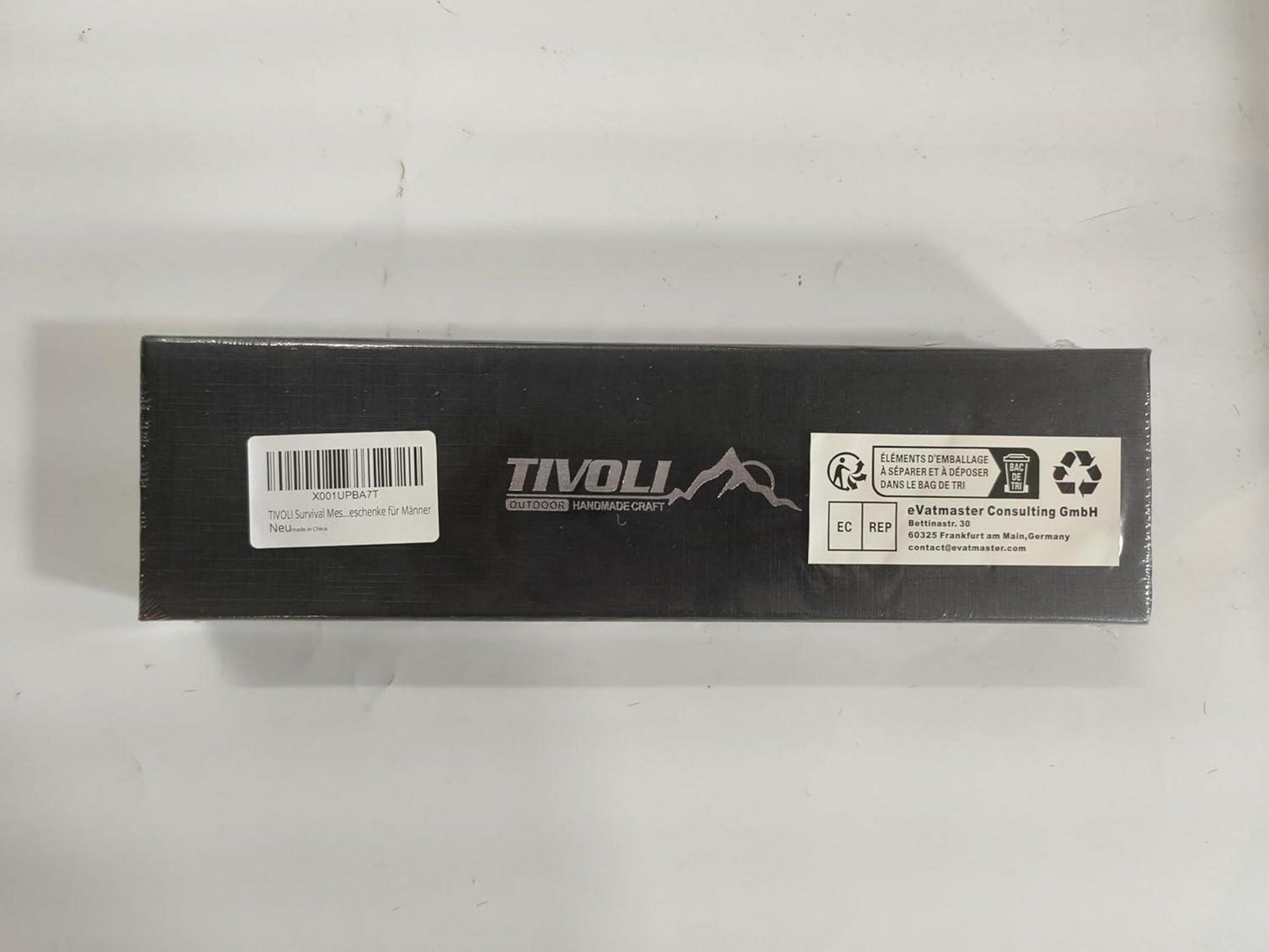 Outdoor Survival Messer D2 Stahl Full Tang Klinge mit Holzgriff