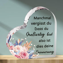 Inspirierende Acrylplakette Geschenke Frauen Freundin Schwestern