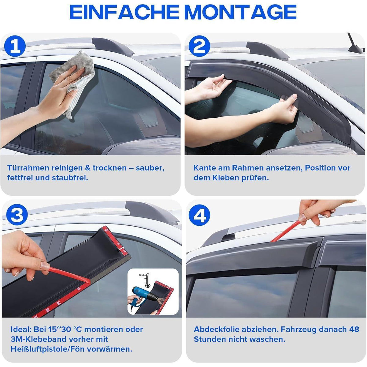 Windabweiser Ford Ranger 2023-2026 Doppelkabine