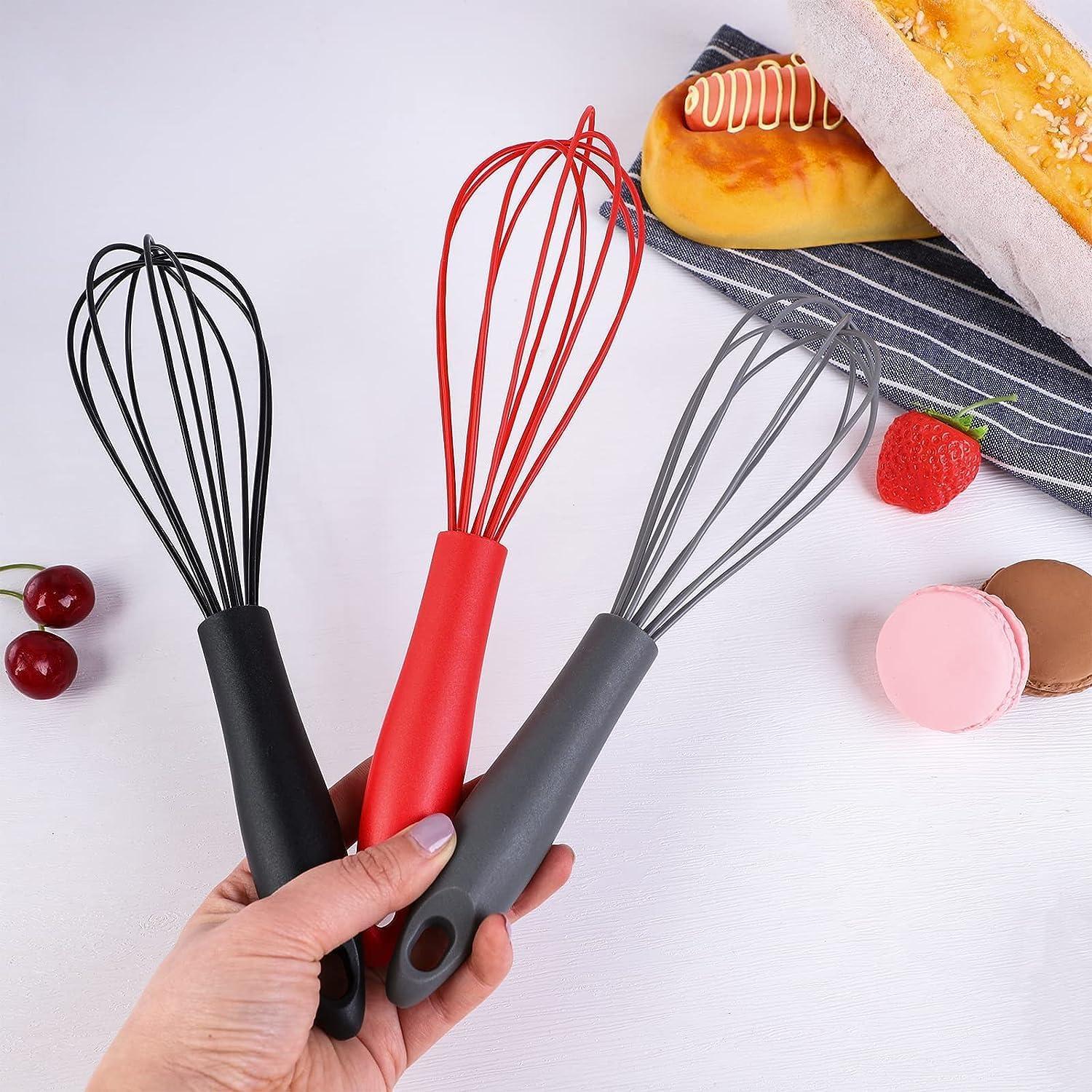 Küchen Schneebesen Set aus Silikon (3