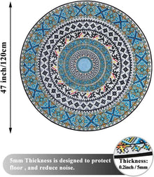 Bodenschutzmatte Honorstar Hartböden Teppich 120x120cm