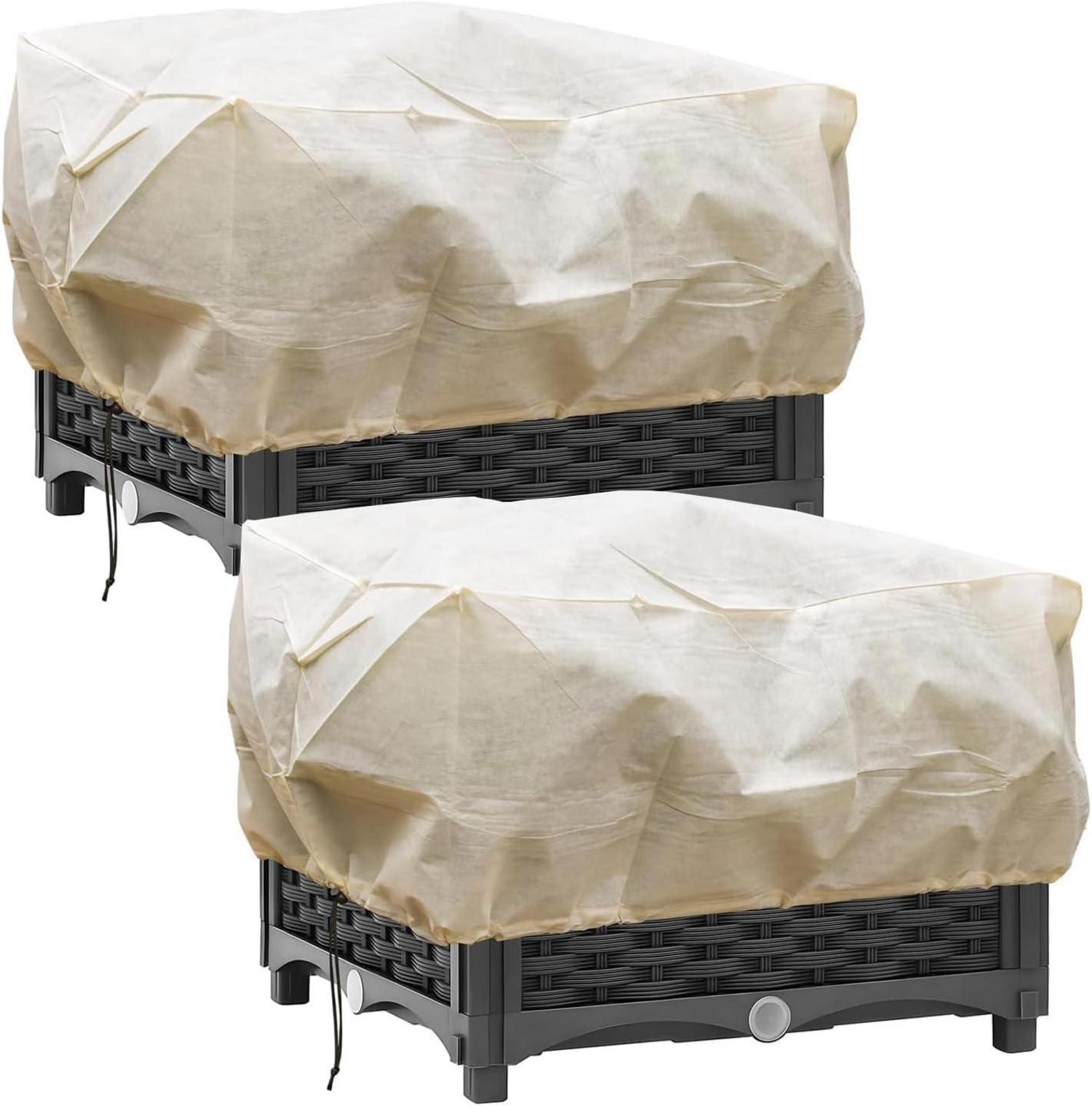 Winterschutz Blumenkästen Balkonpflanzen 2 Stücke 100x45x40 cm