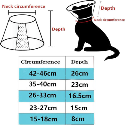 Hundekegel Verstellbar – Schutzkragen für Hunde (23-27cm)