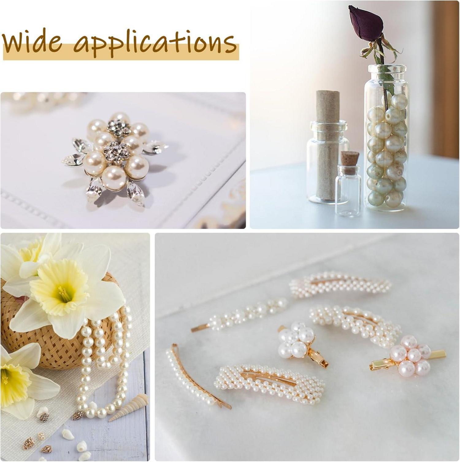 Perlen Weiß DIY Schmuck Set Armband Perlenset Erwachsene