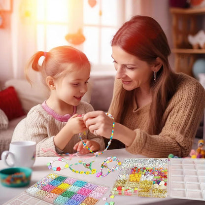 Perlen Set für Kinder Basteln Schmuck Selber Machen 18000 Stück in 2