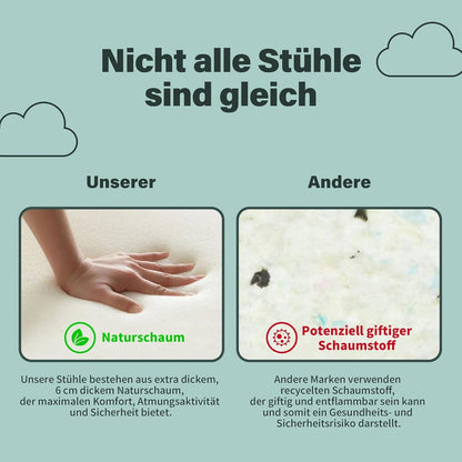 Fantasylab Bürostuhl Samt Höhenverstellbar Drehstuhl ergonomisch mit Rädern, Sessel für Schlafzimmer und Arbeitszimmer
