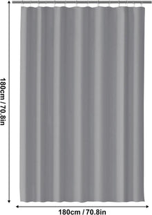 Badevorhang 180x180 cm Wasserdicht Waschbar PEVA