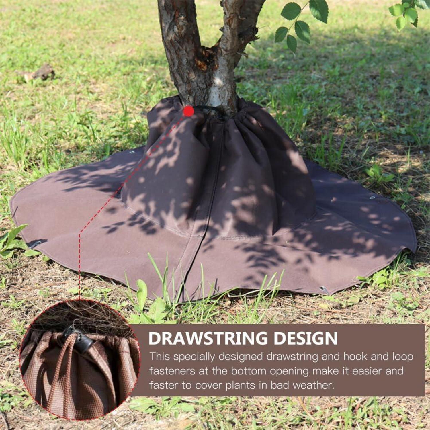 HOVCEH Winter Palme Wurzelschutz Wintervlies Pflanzenabdeckung Frostschutz