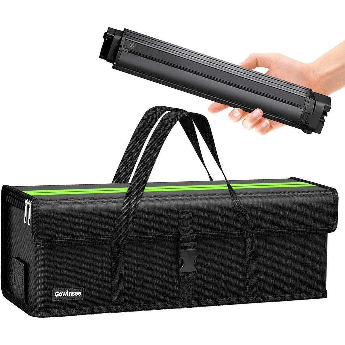 Feuerfeste Ebike Akku Tasche Groß (L) – Sicherer Transport & Lagerung